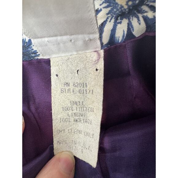 Vintage 90s Clifford & Wills Skirt Size 4 Timeless Neutral Floral Cottagecore - Picture 6 of 6